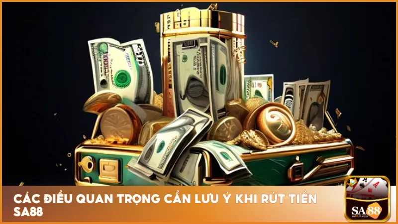 Rút Tiền Sa88 3 Đừng quên những chú ý quan trọng cho giao dịch được triển khai mượt mà