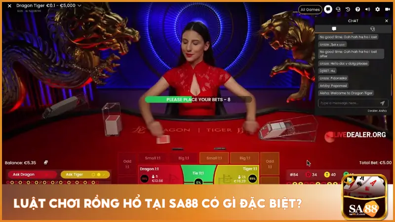 Rồng Hổ Tại Sa88 - Đối Đầu Cân Não Thắng Bại Trong Tích Tắc 3 Sa88 giữ nguyên tinh thần của Rồng Hổ, mà còn tối ưu hóa giao diện và hệ thống cược