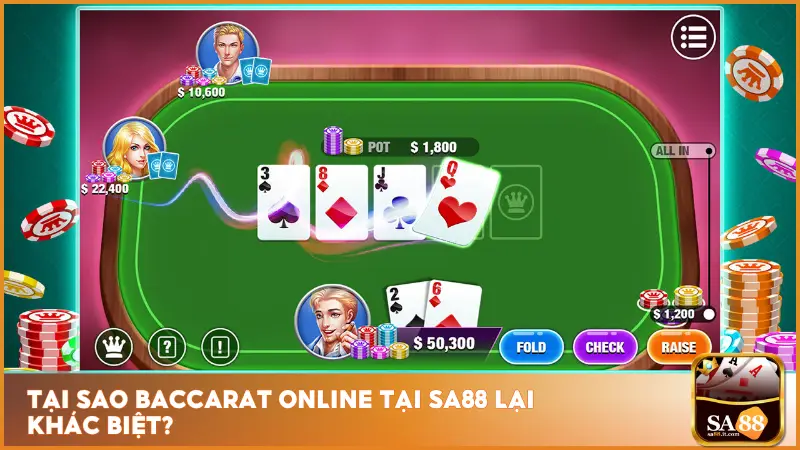 Baccarat Online – Tỉ Lệ Thắng Cao, Dealer Cực Xinh Tại Sa88 2 Baccarat online tại sa88 luôn được đánh giá cao hơn nhờ những yếu tố vượt trội
